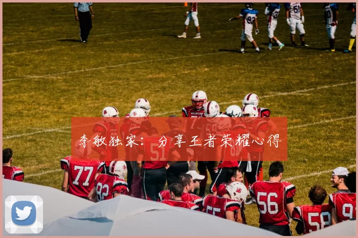 李敏独家：分享王者荣耀心得